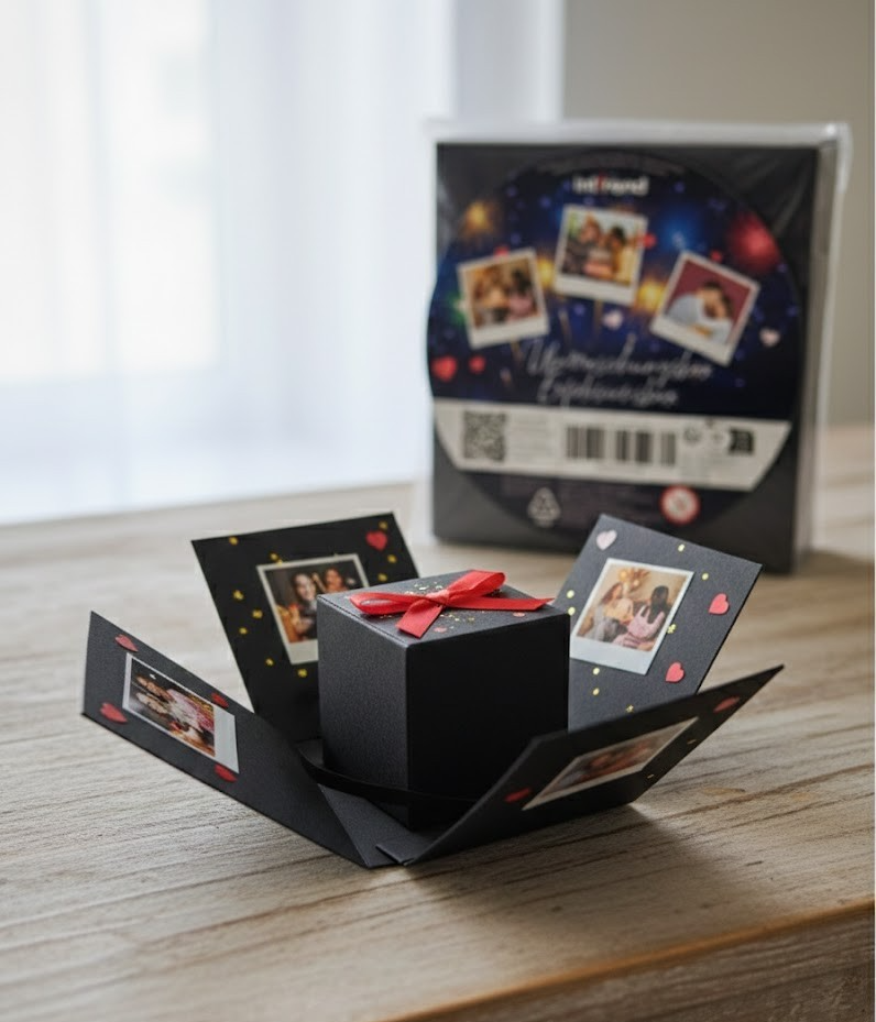 Intrend Art Explosionsbox Hochzeitsgeschenk Geburtstagsgeschenk DIY